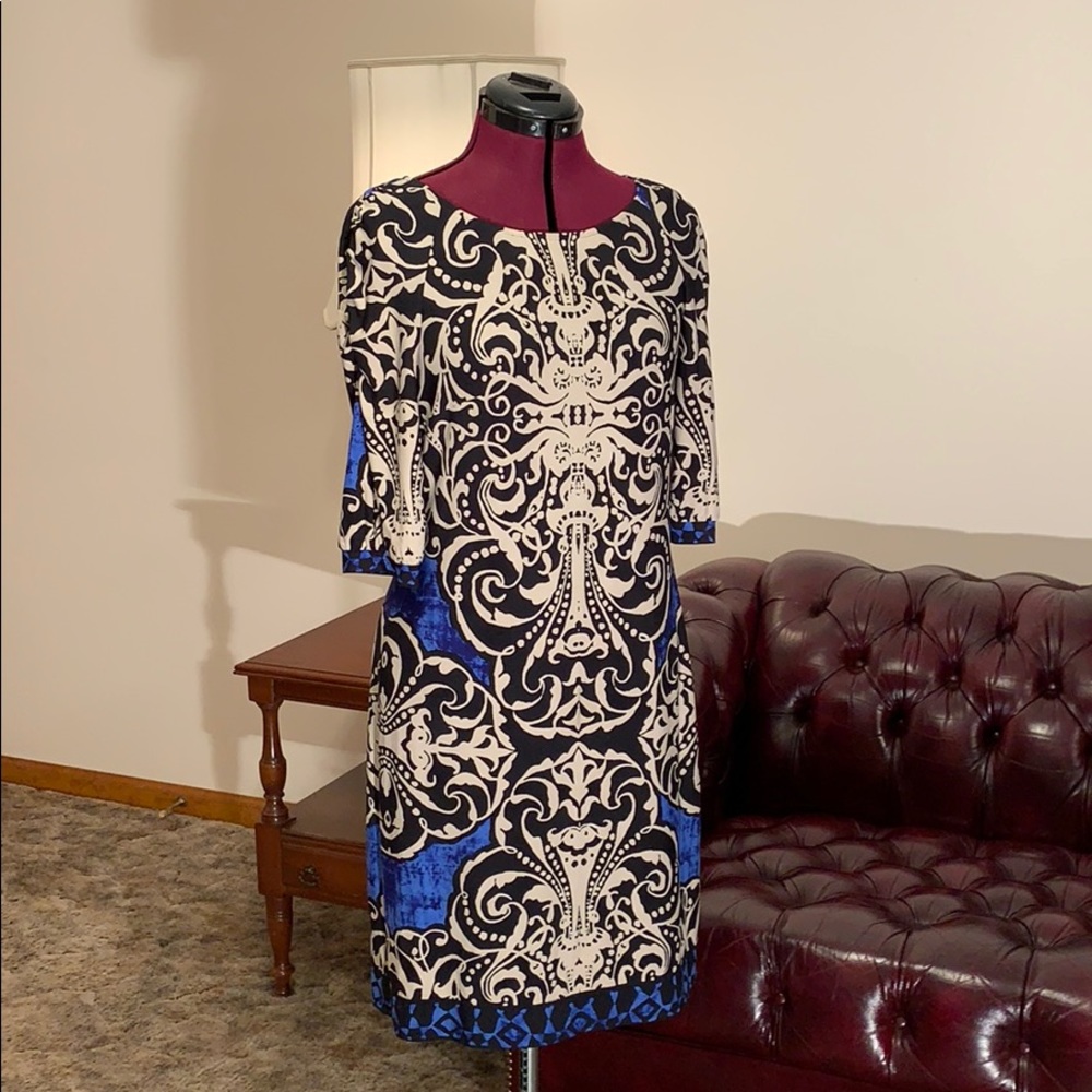 Placed pattern Jersey dress